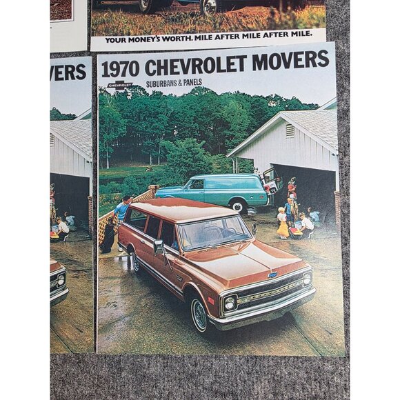 1970-1976 Chevrolet Suburban Brochure Lot Includes 5 Original Vintage Ads #1 - Picture 3 of 8